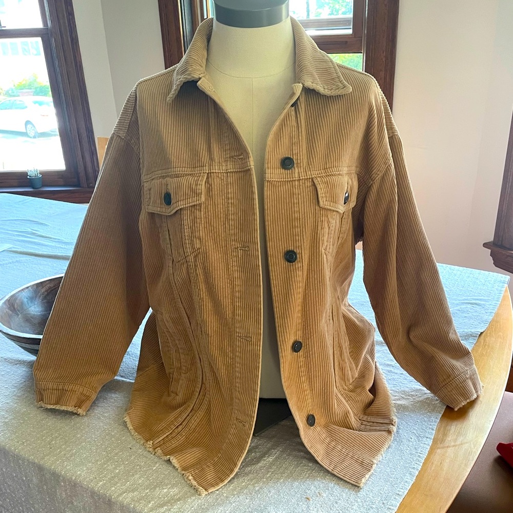 Zara corduroy jacket EUC